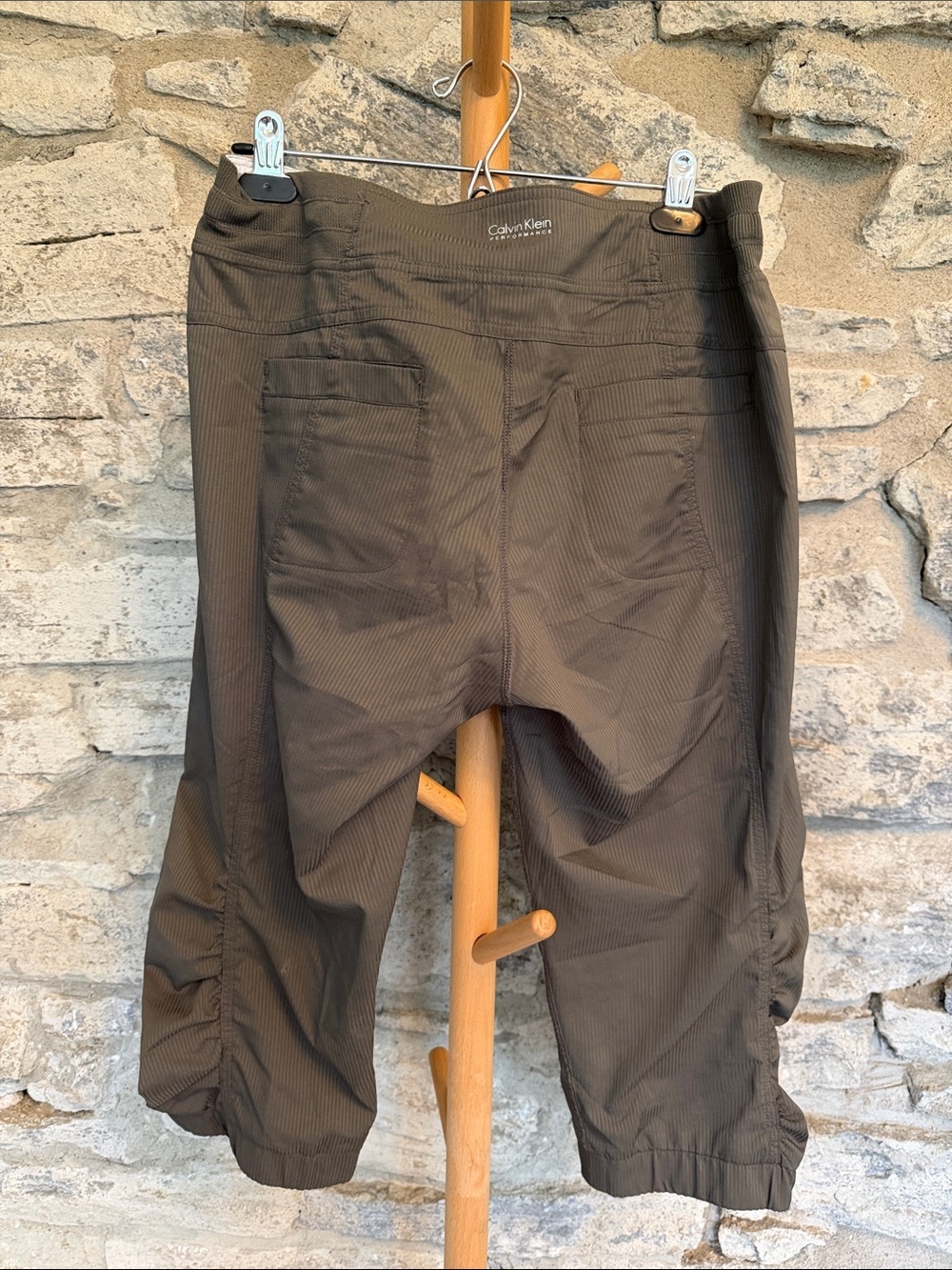 CK Drawstring Crop Pants - Picture 2 of 7